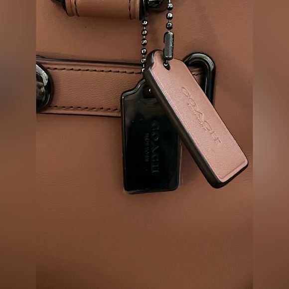 COACH Dusty Rose Glovetanned Leather Swagger 27 Bag & Wallet Set - Picture 3 of 16